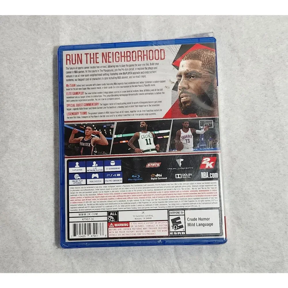 PS4 Kyrie Irving NBA2K18 Sony PlayStation 2K Sports Brand New